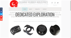 Desktop Screenshot of gujaratrubber.com